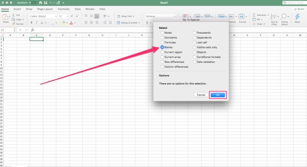 Blank Rows In Excel